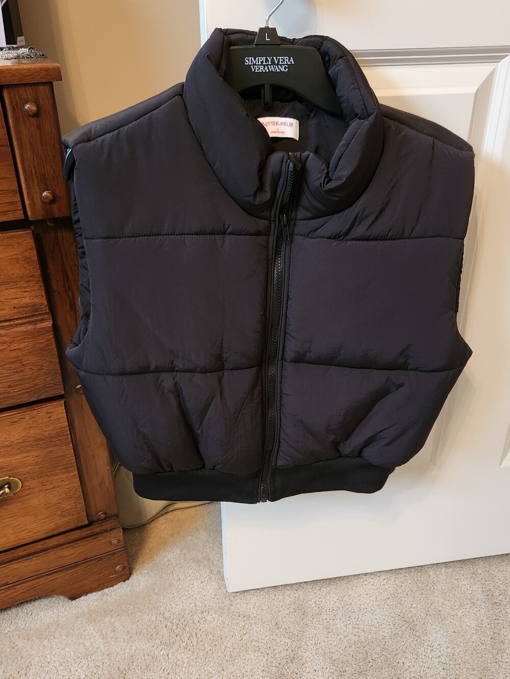 Butter Kids Black Puffer Vest - Sleeveless Insulated Jacket